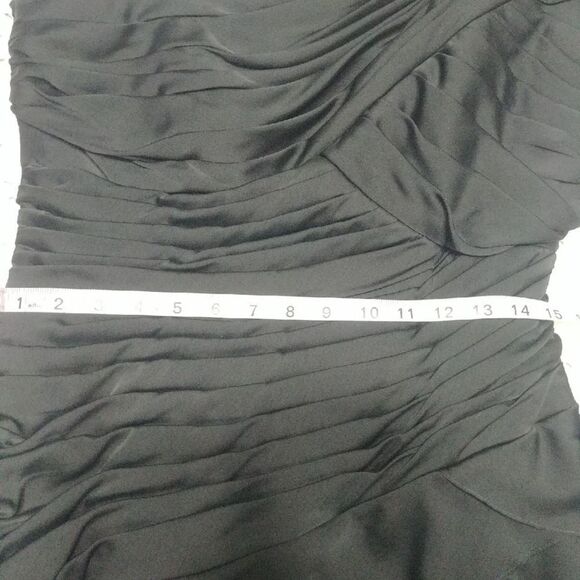 NWT Jade black one shoulder chiffon special occasion 10 - Picture 11 of 13